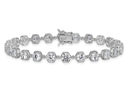 Sterling Silver Bracelets Style QG6860 - Classique Jewelry Inc.