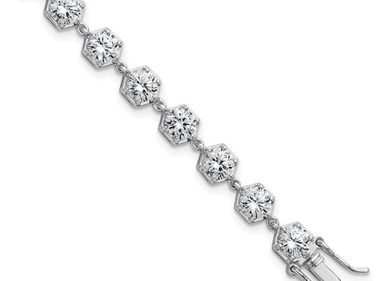 Sterling Silver Bracelets Style QG6860 - Classique Jewelry Inc.