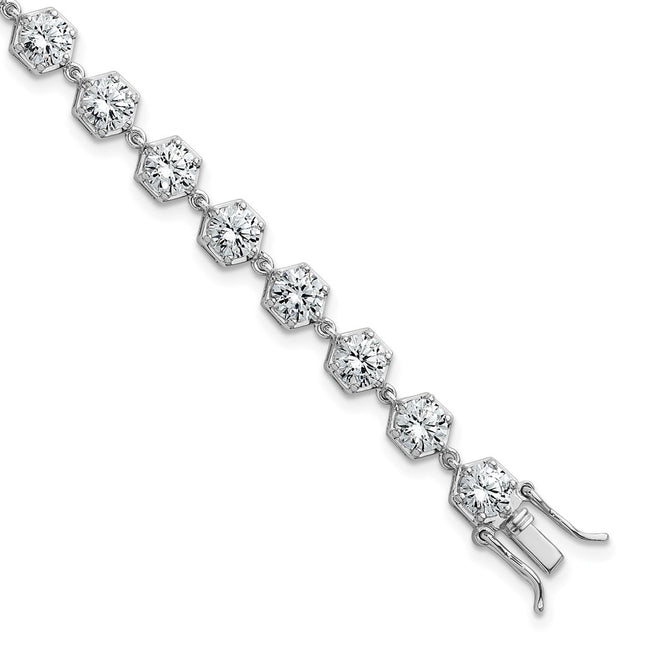 Sterling Silver Bracelets Style QG6860 - Classique Jewelry Inc.
