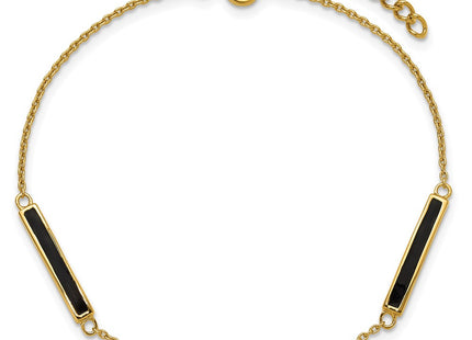 SS/Gold Plated Bracelets Style QG6862 - Classique Jewelry Inc.
