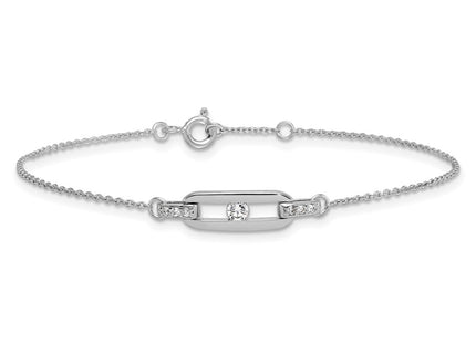 Sterling Silver Bracelets Style QG6863 - Classique Jewelry Inc.