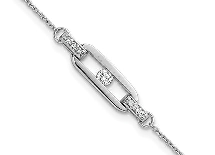 Sterling Silver Bracelets Style QG6863 - Classique Jewelry Inc.