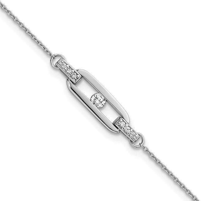 Sterling Silver Bracelets Style QG6863 - Classique Jewelry Inc.