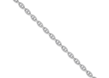 Sterling Silver Bracelets Style QG6865 - Classique Jewelry Inc.