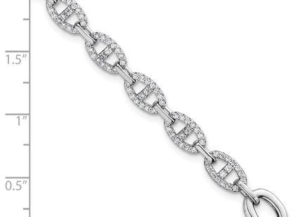 Sterling Silver Bracelets Style QG6865 - Classique Jewelry Inc.