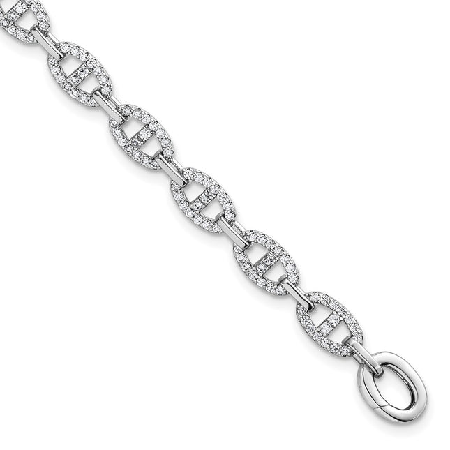 Sterling Silver Bracelets Style QG6865 - Classique Jewelry Inc.