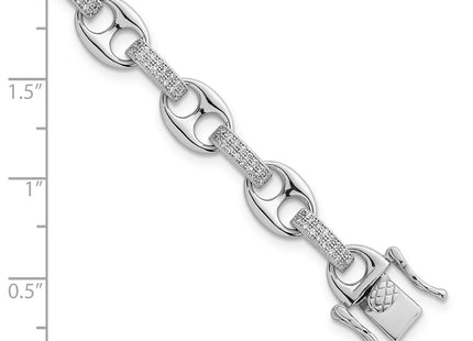 Sterling Silver Bracelets Style QG6866 - Classique Jewelry Inc.