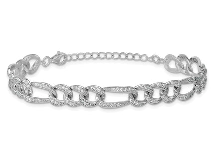 Sterling Silver Bracelets Style QG6868 - Classique Jewelry Inc.