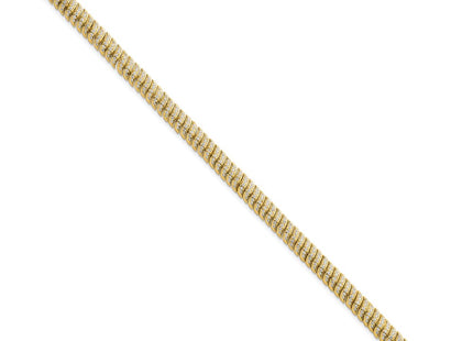 Sterling Silver Bracelets Style QG6869GP - Classique Jewelry Inc.