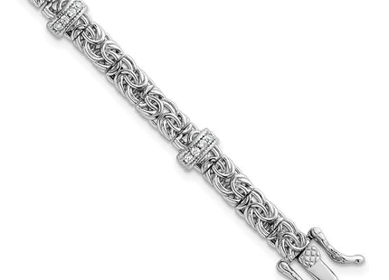 Sterling Silver Bracelets Style QG6870 - Classique Jewelry Inc.