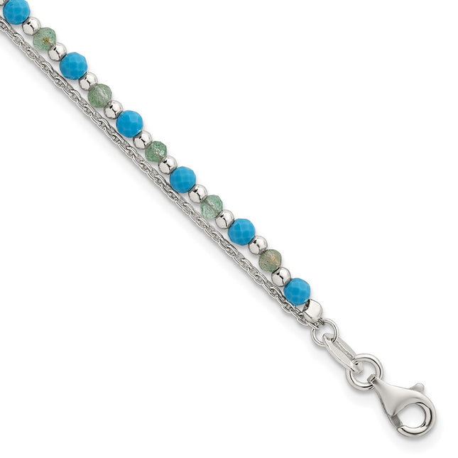 Sterling Silver Bracelets Style QG6872 - Classique Jewelry Inc.
