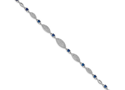 Sterling Silver Bracelets Style QG6874 - Classique Jewelry Inc.
