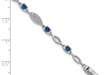 Sterling Silver Bracelets Style QG6874 - Classique Jewelry Inc.