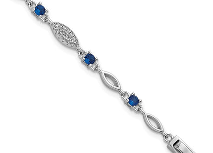 Sterling Silver Bracelets Style QG6874 - Classique Jewelry Inc.