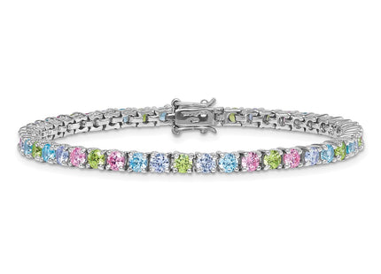 Sterling Silver Bracelets Style QG6875 - Classique Jewelry Inc.