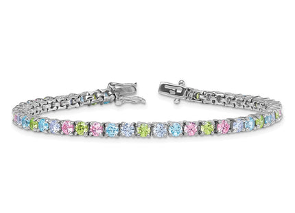 Sterling Silver Bracelets Style QG6875 - Classique Jewelry Inc.