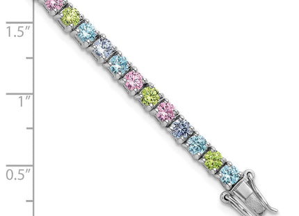 Sterling Silver Bracelets Style QG6875 - Classique Jewelry Inc.