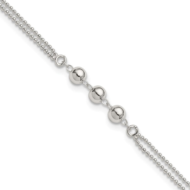 Sterling silver anklet
