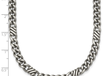 Sterling Silver Chain Necklaces Style QG6917 - Classique Jewelry Inc.