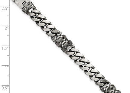 Sterling Silver Chain Bracelets Style QG6917 - Classique Jewelry Inc.