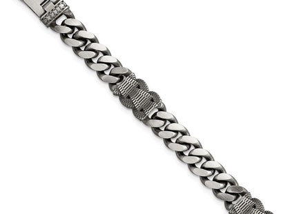 Sterling Silver Chain Bracelets Style QG6917 - Classique Jewelry Inc.