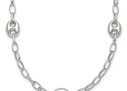 Sterling Silver Chain Necklaces Style QG6922 - Classique Jewelry Inc.