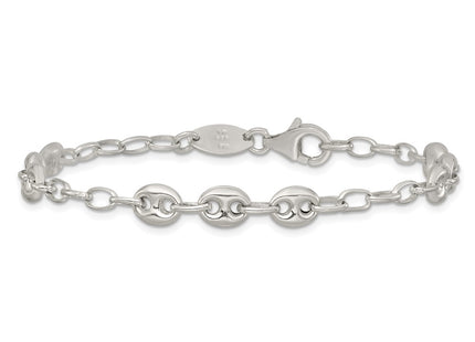 Sterling Silver Chain Bracelets Style QG6922 - Classique Jewelry Inc.
