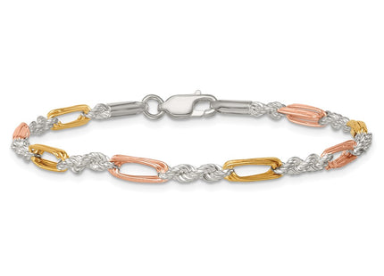 Sterling Silver Bracelets Style QG6924 - Classique Jewelry Inc.