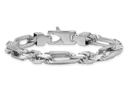 Sterling Silver Chain Bracelets Style QG6930 - Classique Jewelry Inc.