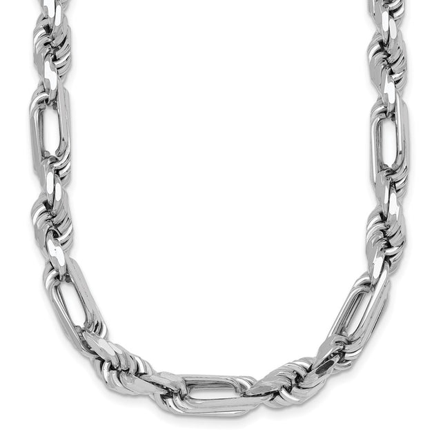 Sterling Silver Chain Necklaces Style QG6931 - Classique Jewelry Inc.