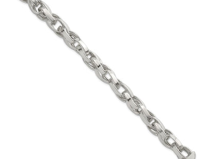 Sterling Silver Polished Double Twisted Link