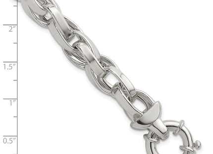 Sterling Silver Polished Double Twisted Link