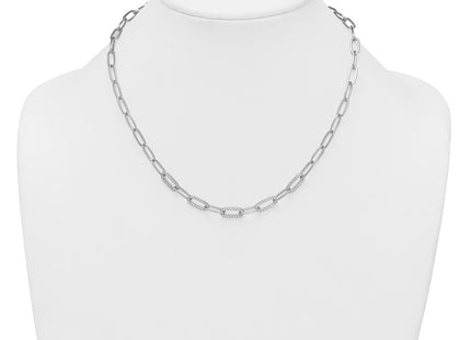 Sterling Silver Chain Necklaces Style QG6933 - Classique Jewelry Inc.