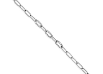 Sterling Silver Chain Bracelets Style QG6933 - Classique Jewelry Inc.