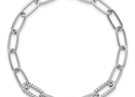 Sterling Silver Chain Bracelets Style QG6933 - Classique Jewelry Inc.