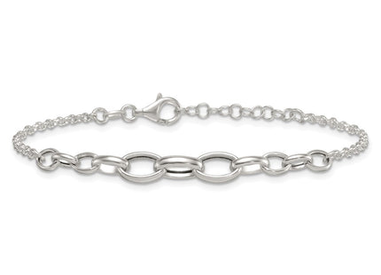 Sterling Silver Bracelets Style QG6935 - Classique Jewelry Inc.