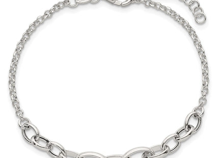 Sterling Silver Bracelets Style QG6935 - Classique Jewelry Inc.