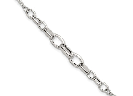Sterling Silver Bracelets Style QG6935 - Classique Jewelry Inc.