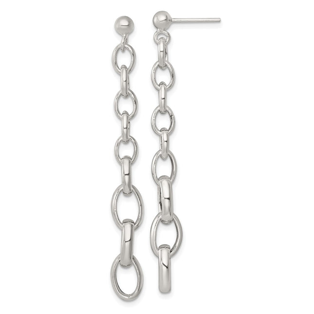 Sterling Silver Earrings Style QG6935E - Classique Jewelry Inc.