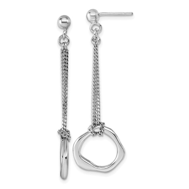 Sterling Silver Earrings Style QG6937E - Classique Jewelry Inc.
