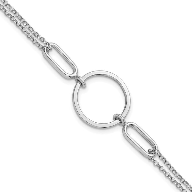 Sterling Silver Bracelets Style QG6939 - Classique Jewelry Inc.