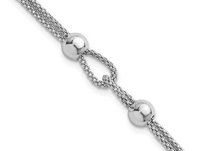 Sterling Silver Bracelets Style QG6945 - Classique Jewelry Inc.