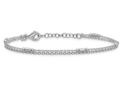 Sterling Silver Bracelets Style QG6947 - Classique Jewelry Inc.