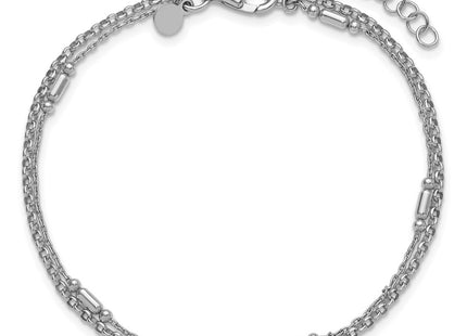 Sterling Silver Bracelets Style QG6947 - Classique Jewelry Inc.