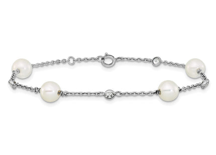 Sterling Silver Bracelets Style QG6948 - Classique Jewelry Inc.