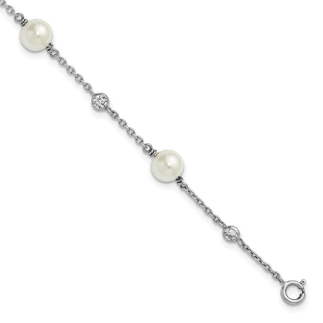 Sterling Silver Bracelets Style QG6948 - Classique Jewelry Inc.