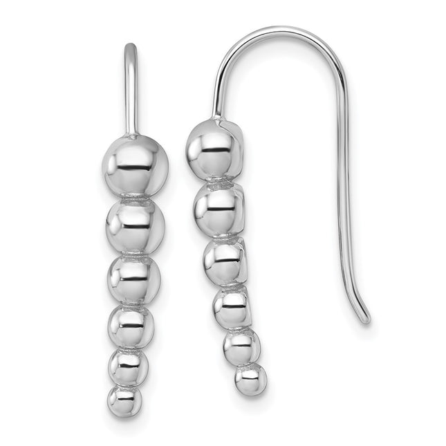 Sterling Silver Earrings Style QG6949E - Classique Jewelry Inc.