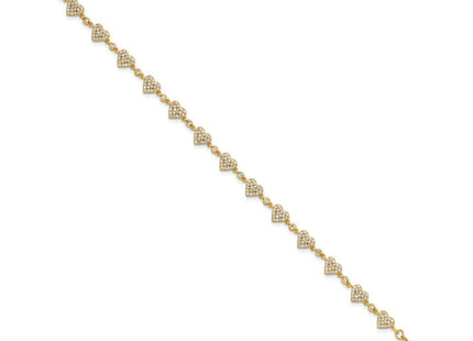 Sterling Silver Bracelets Style QG6955GP - Classique Jewelry Inc.
