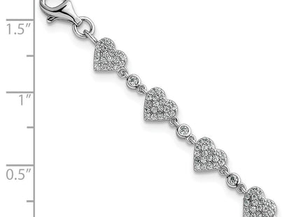 Sterling Silver Bracelets Style QG6956 - Classique Jewelry Inc.