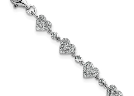 Sterling Silver Bracelets Style QG6956 - Classique Jewelry Inc.